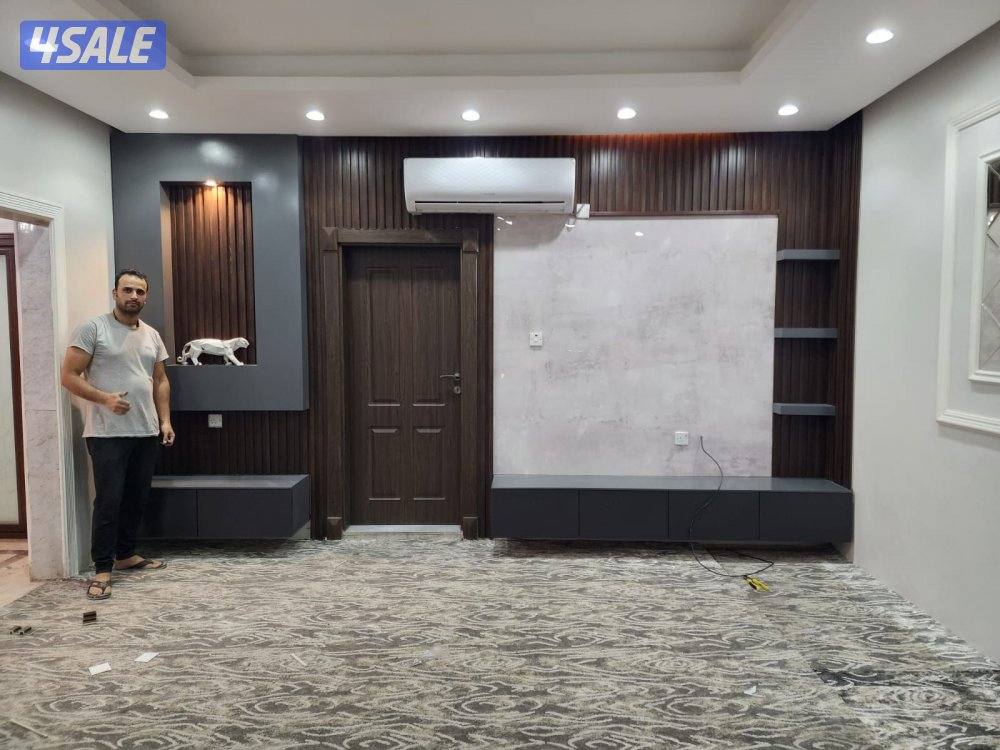 لاعمال الاصباغ والديكورات ورق جدران وبديل الشبرد وبديل الخشب والرخام10