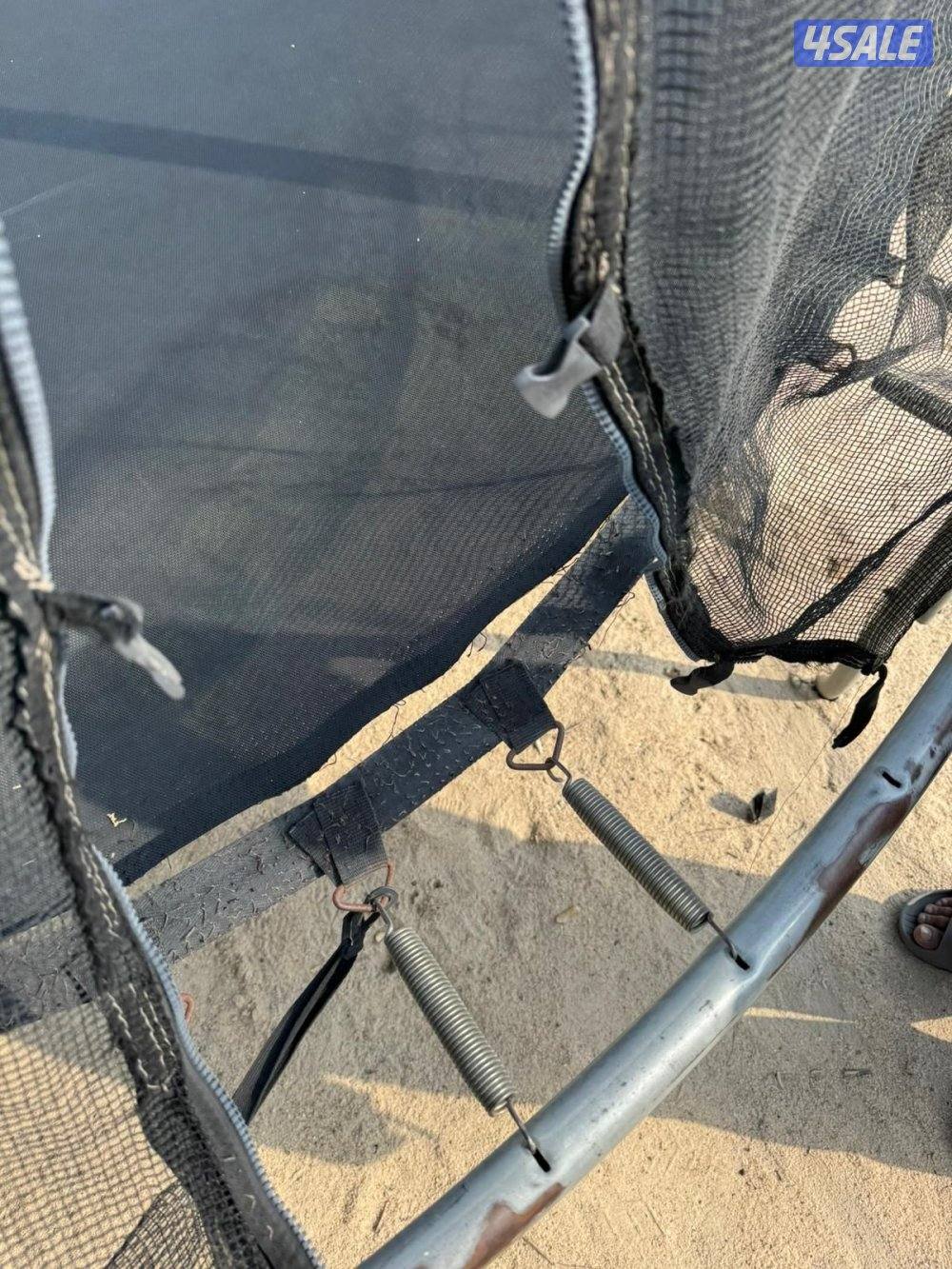 خياطة نطاطيات المشقوقة وإصلاح الترمبلين وبيع نطاطيات مستعملة ومكاين2