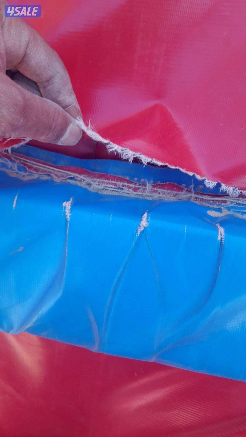 خياطة نطاطيات المشقوقة وإصلاح الترمبلين وبيع نطاطيات مستعملة ومكاين10