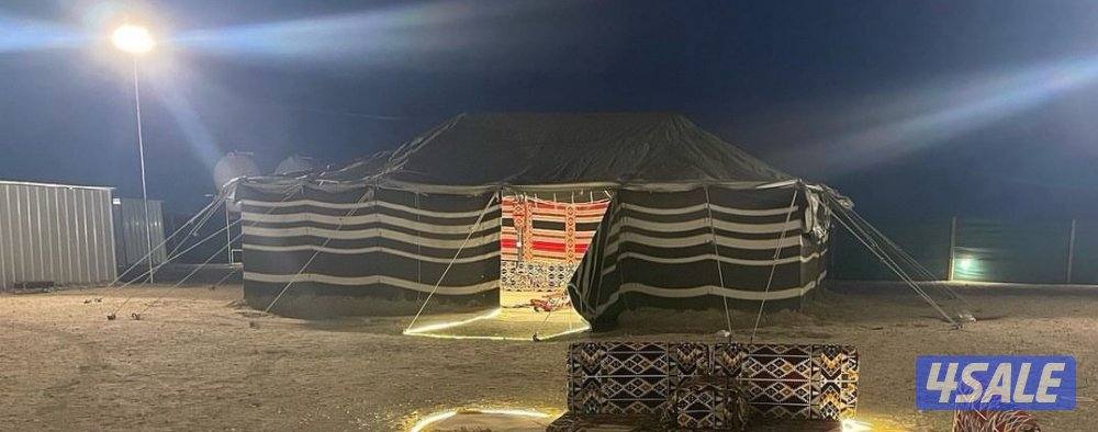للبيع مخيم مع كونتينر مو منصوب1