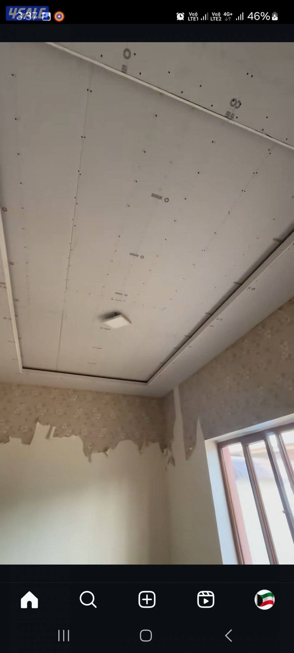 جبس بورد قواطع باب الخشب علي باكستاني5