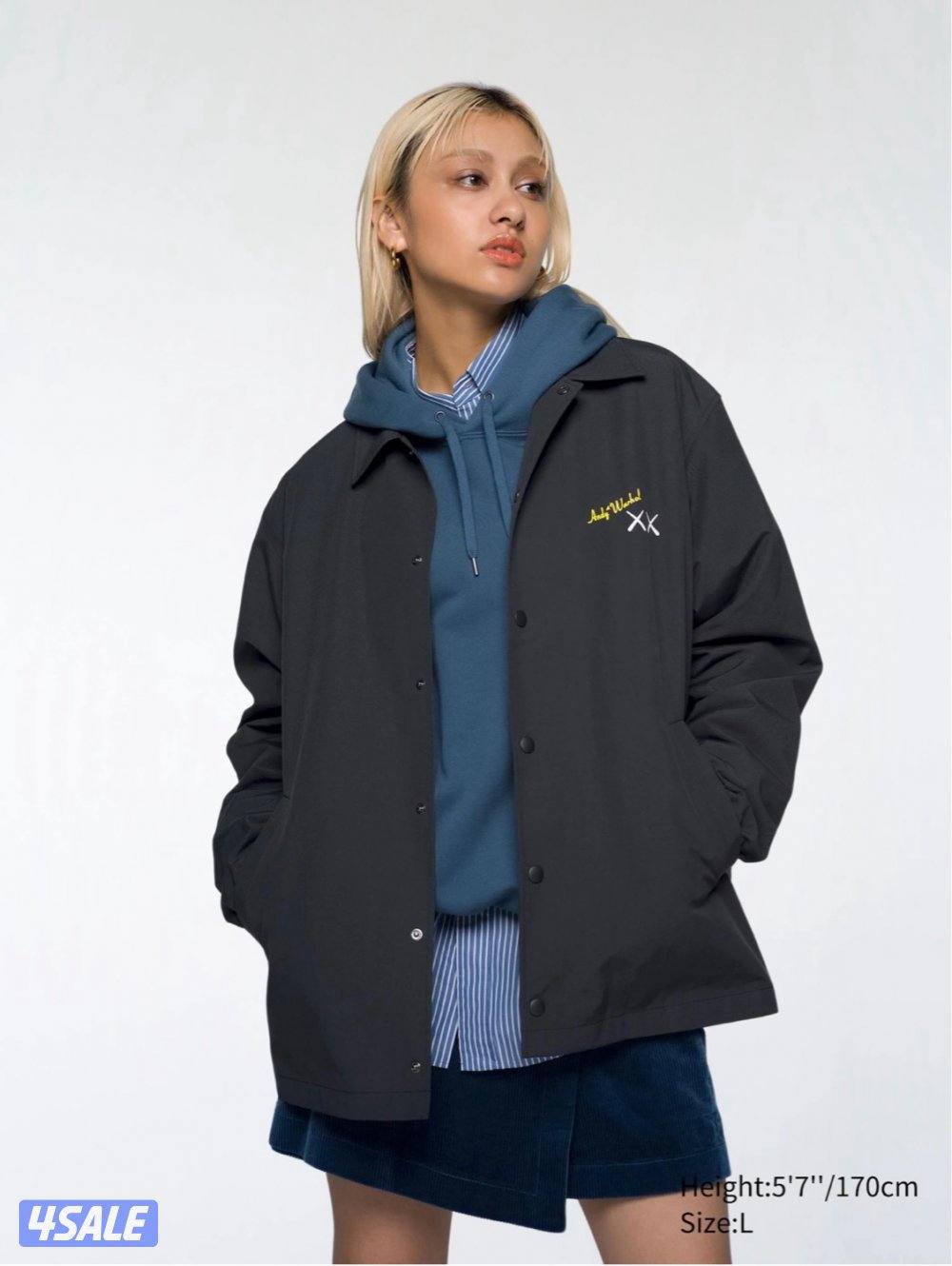 للبيع بضاعة ملابس يونيسكس جاكت خام بولستر من محل يونيكلو معروف2