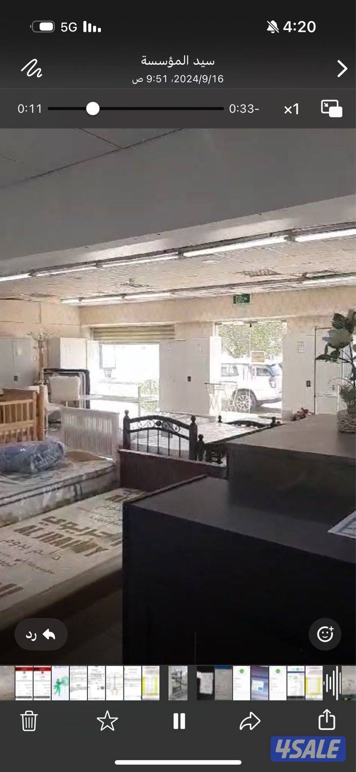 للبيع محل بالضجيج مجمع غاليريا 140 متر مربع ع الشارع رئسي مقابل الجواز2