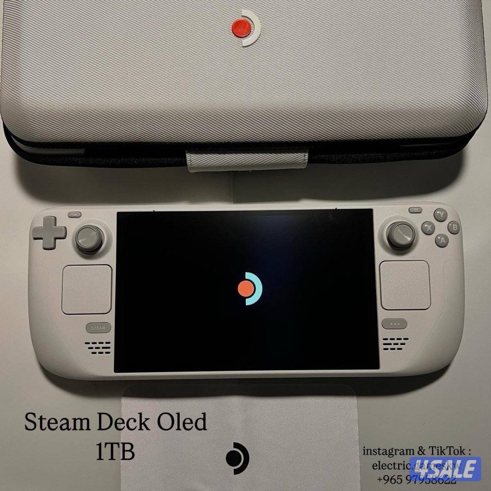 STEAM DECK OLED 1TB LIMITED EDITION WHITE للبيع نظيف جدا1