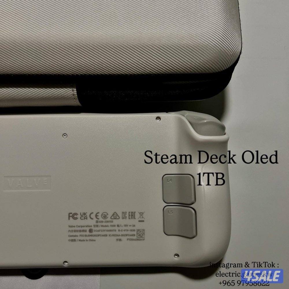 STEAM DECK OLED 1TB LIMITED EDITION WHITE للبيع نظيف جدا3
