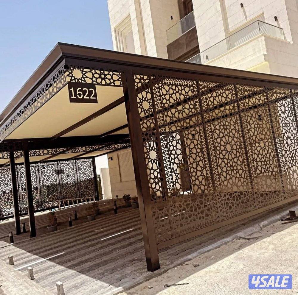 حداد مظلات خشبي كيرلي كسباني مظلات غرف ديوانية عام مظلات0