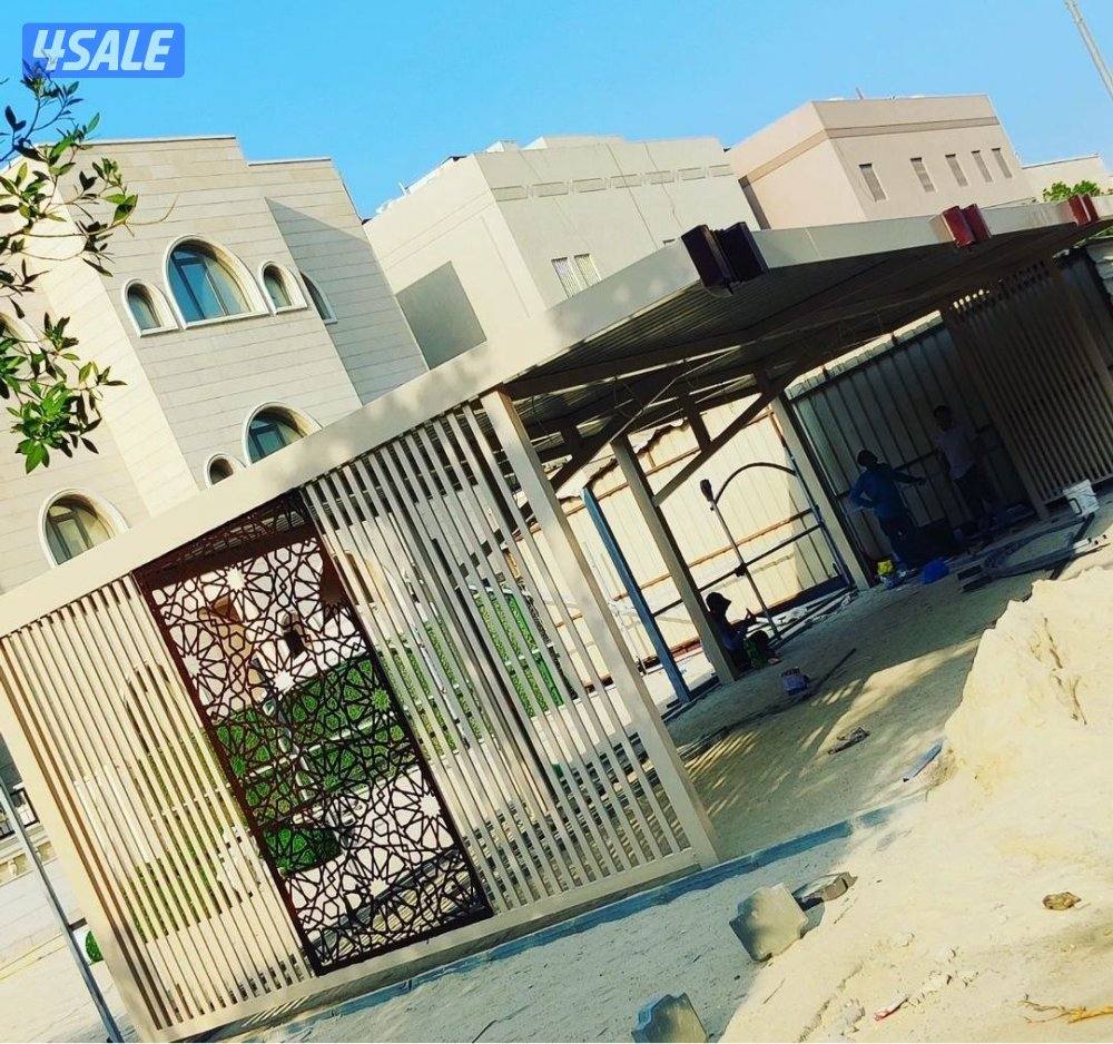 حداد مظلات خشبي كيرلي كسباني مظلات غرف ديوانية عام مظلات4