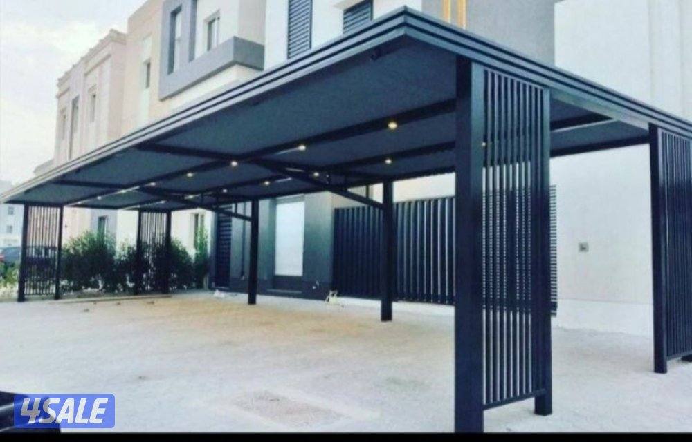 حداد مظلات خشبي كيرلي كسباني مظلات غرف ديوانية عام مظلات7