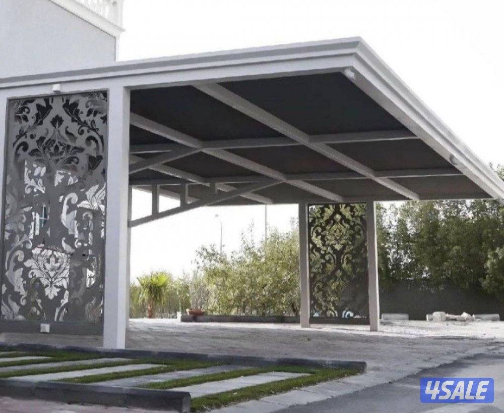 حداد مظلات خشبي كيرلي كسباني مظلات غرف ديوانية عام مظلات6