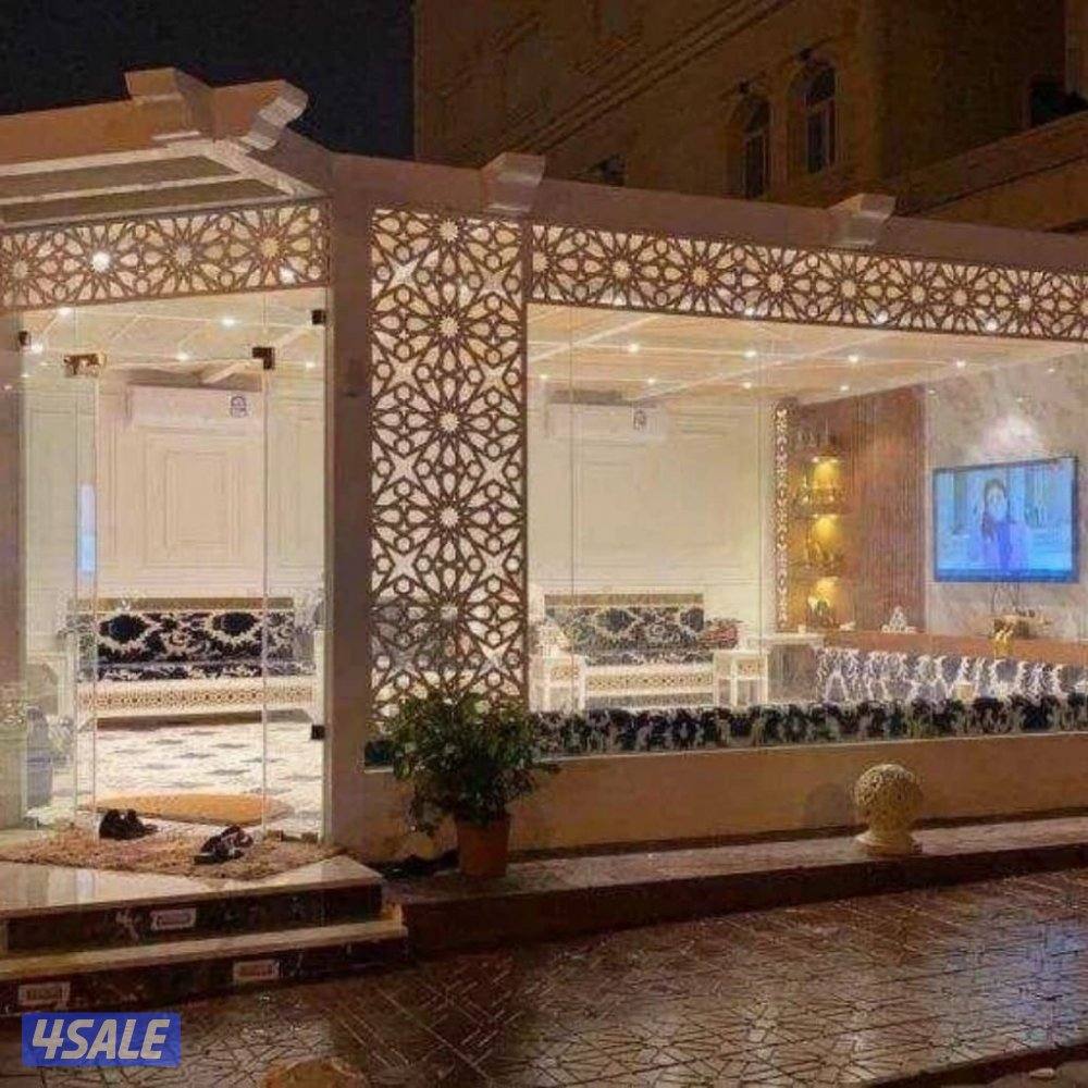 حداد مظلات خشبي كيرلي كسباني مظلات غرف ديوانية عام مظلات10