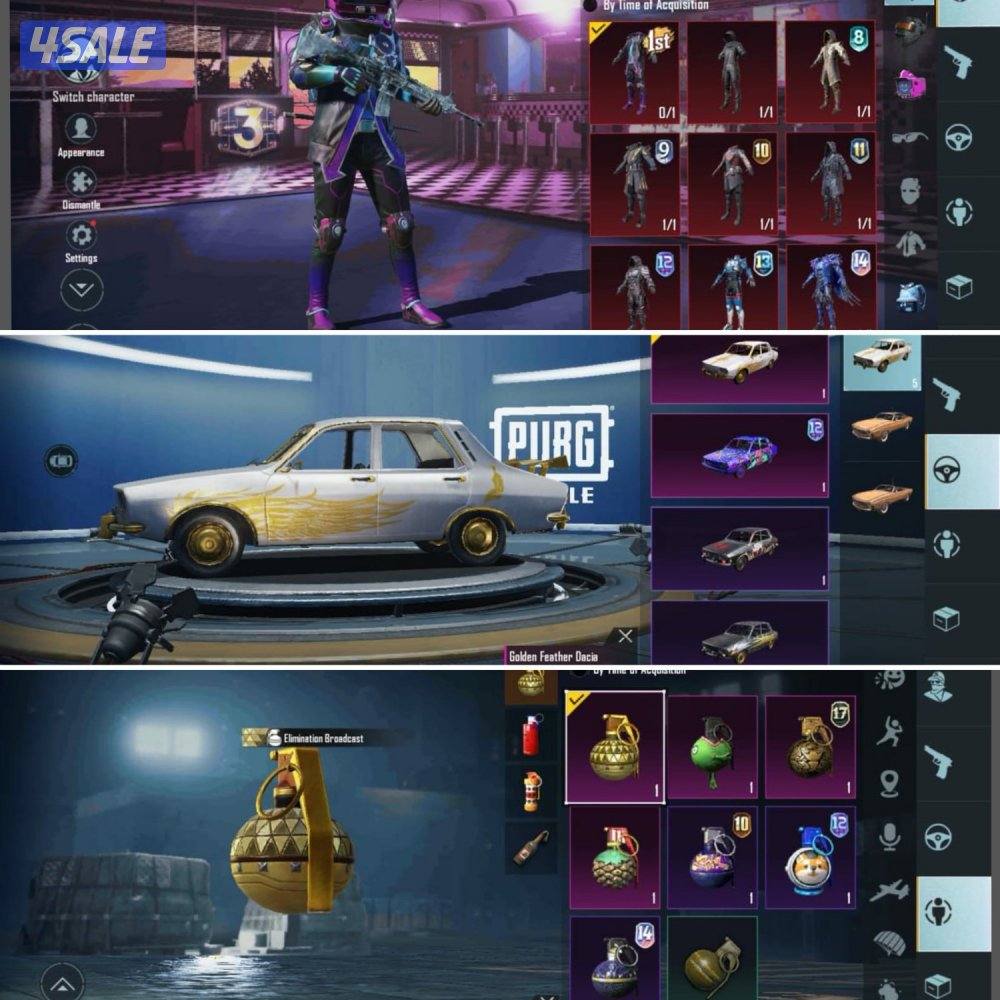 حسابات ببجي بأرخص الاسعار لدينا أبتداء 4 KD😍1