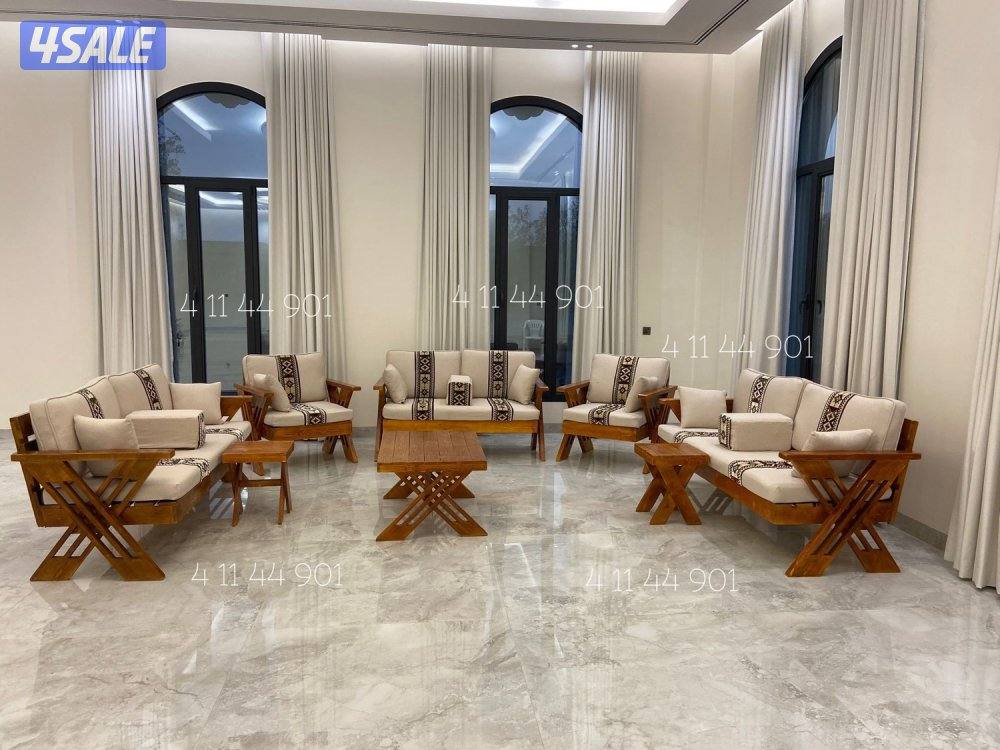 كراسي حديد ملكية + اطقم كراسي خشب شغل الرياض 🇰🇼👑🇸🇦2