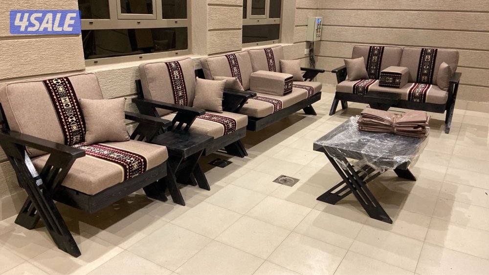 كراسي حديد ملكية + اطقم كراسي خشب شغل الرياض 🇰🇼👑🇸🇦3