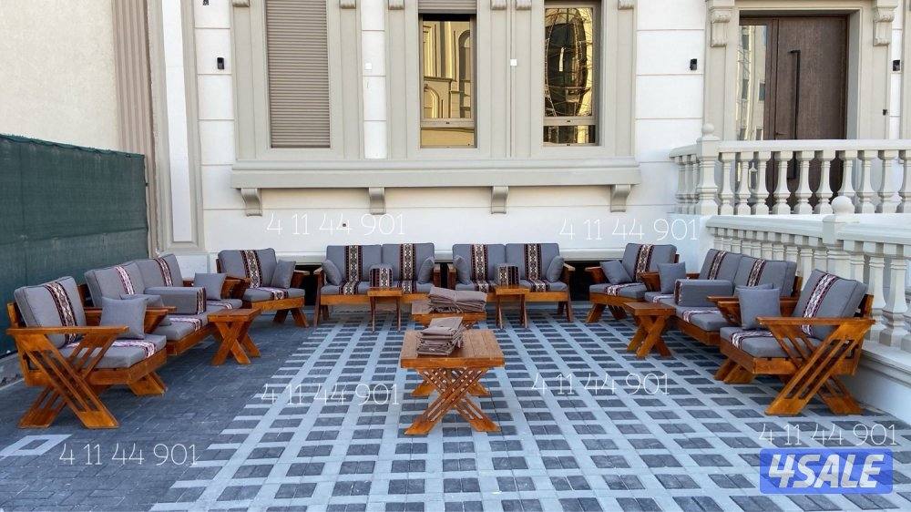 كراسي حديد ملكية + اطقم كراسي خشب شغل الرياض 🇰🇼👑🇸🇦6