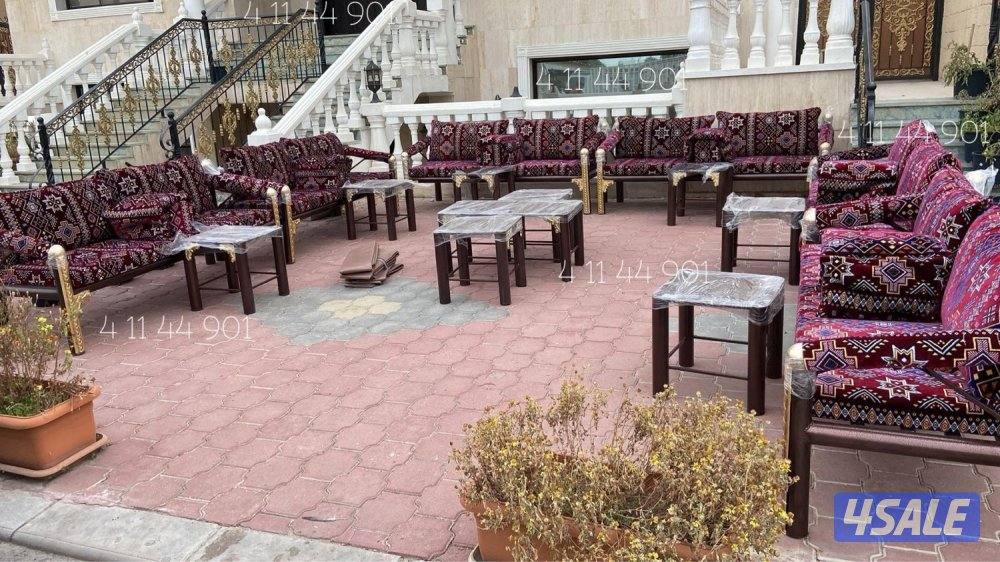 كراسي حديد ملكية + اطقم كراسي خشب شغل الرياض 🇰🇼👑🇸🇦7