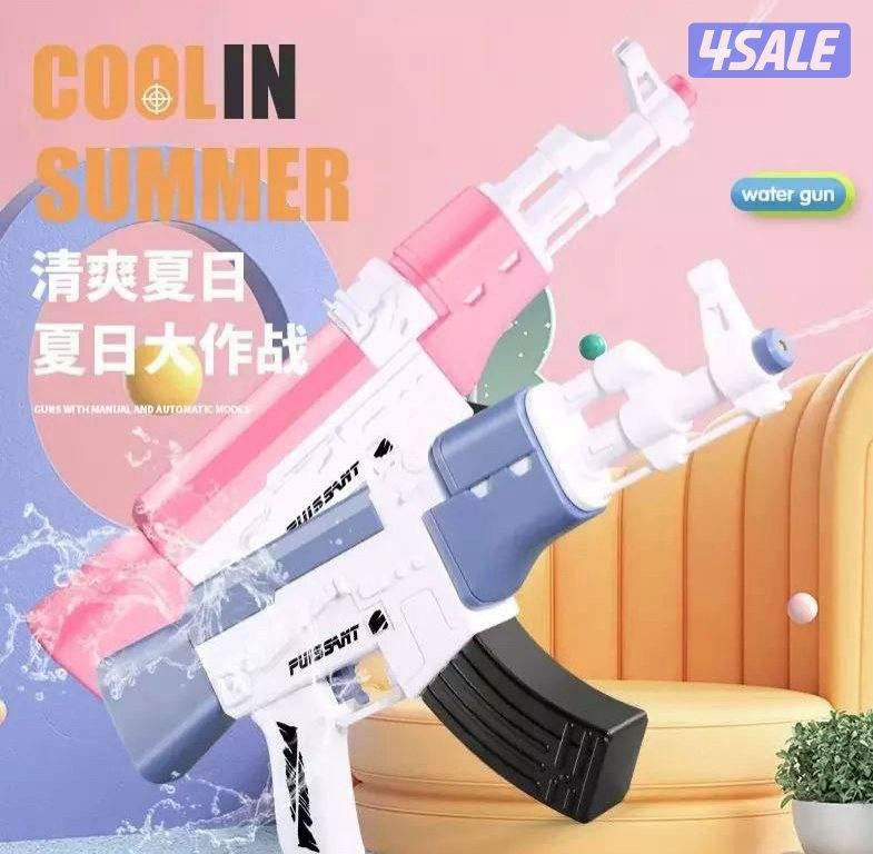 لعبة مسدس الماء الكهربائي  AK47 بمدى إطلاق 10 إلى 10 أمتار8