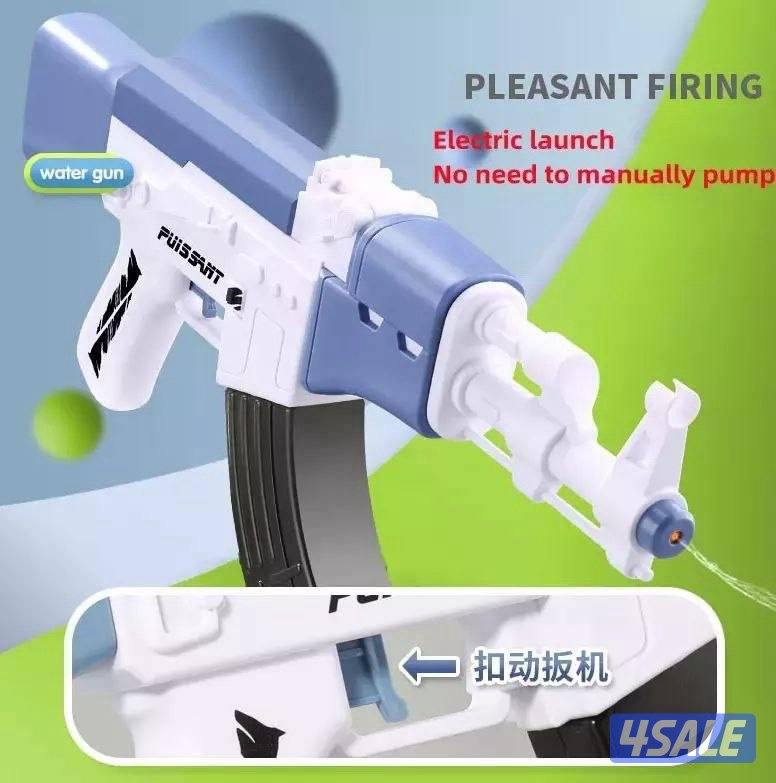 لعبة مسدس الماء الكهربائي  AK47 بمدى إطلاق 10 إلى 10 أمتار7