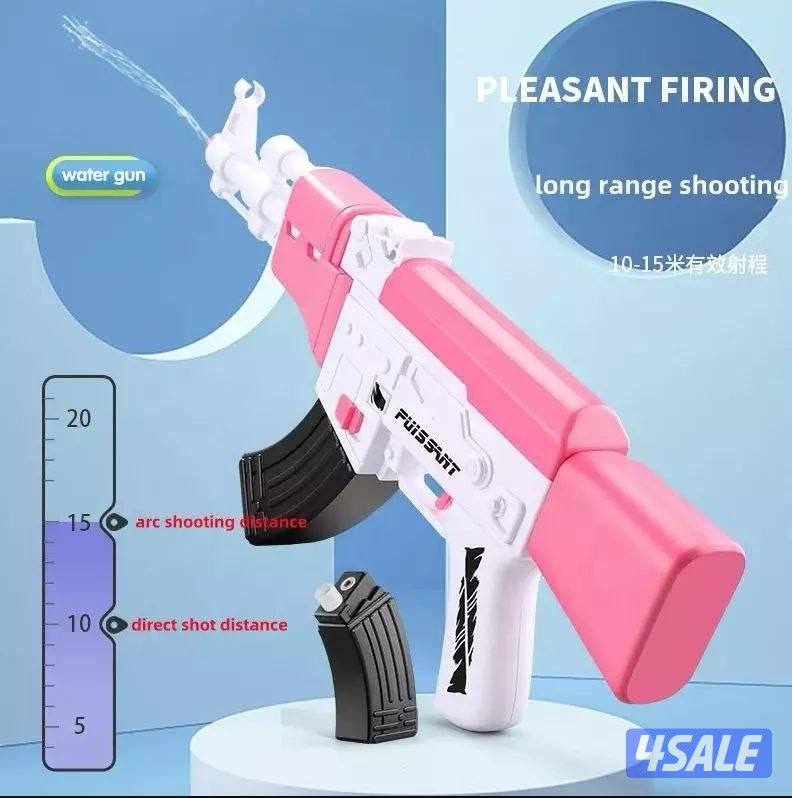لعبة مسدس الماء الكهربائي  AK47 بمدى إطلاق 10 إلى 10 أمتار9