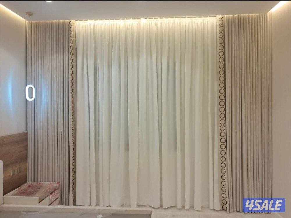 تنجيد غنف/ تفصال حسب الطلب/ ستائر ويفي/ رول/ مساند ضهر/كل ما يخص الأثا2