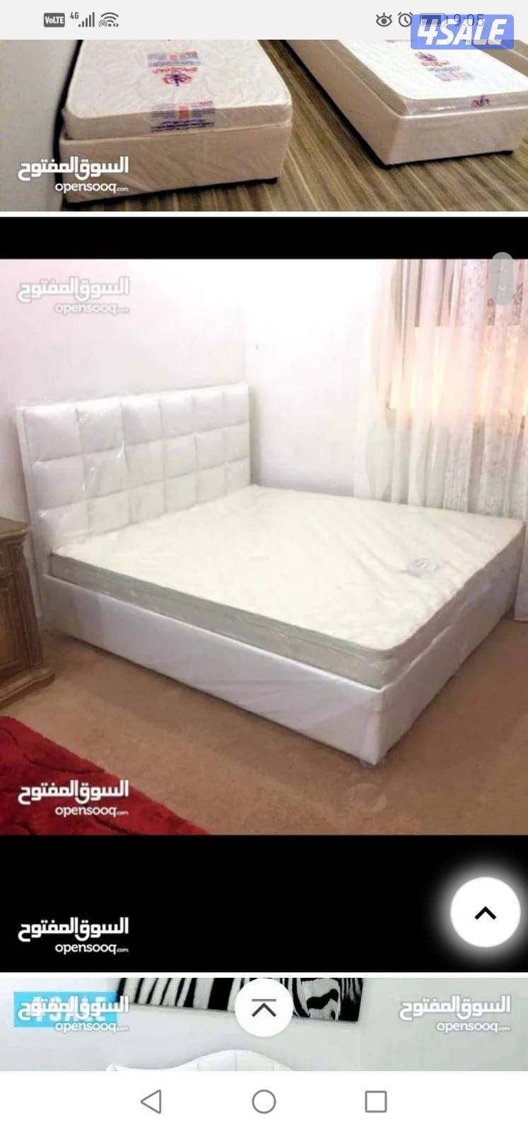 سراير وفرشات طبي جميع المقاسات والالوان متوفره باقل5