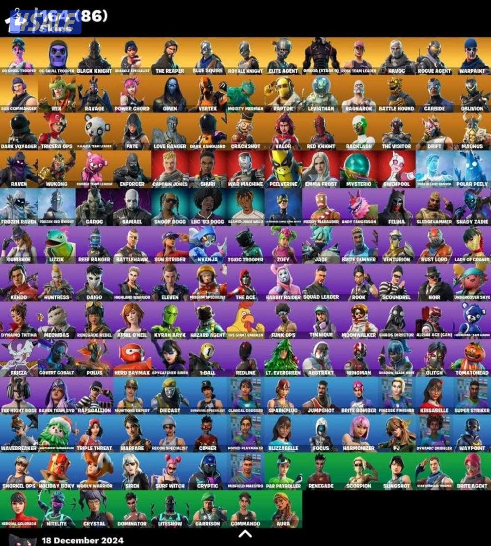 حسابات نادره فورتنيات ضمان محلنا بمجمع الرحاب1