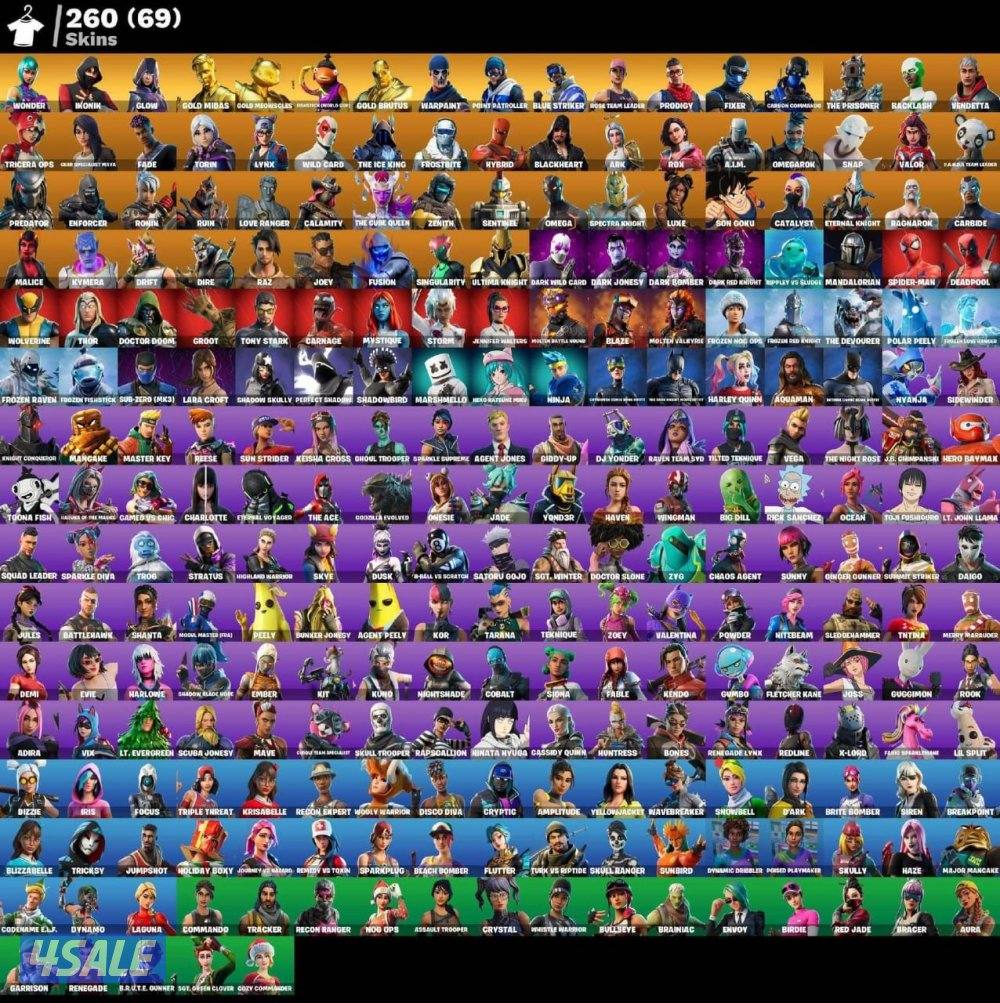 حسابات نادره فورتنيات ضمان محلنا بمجمع الرحاب5