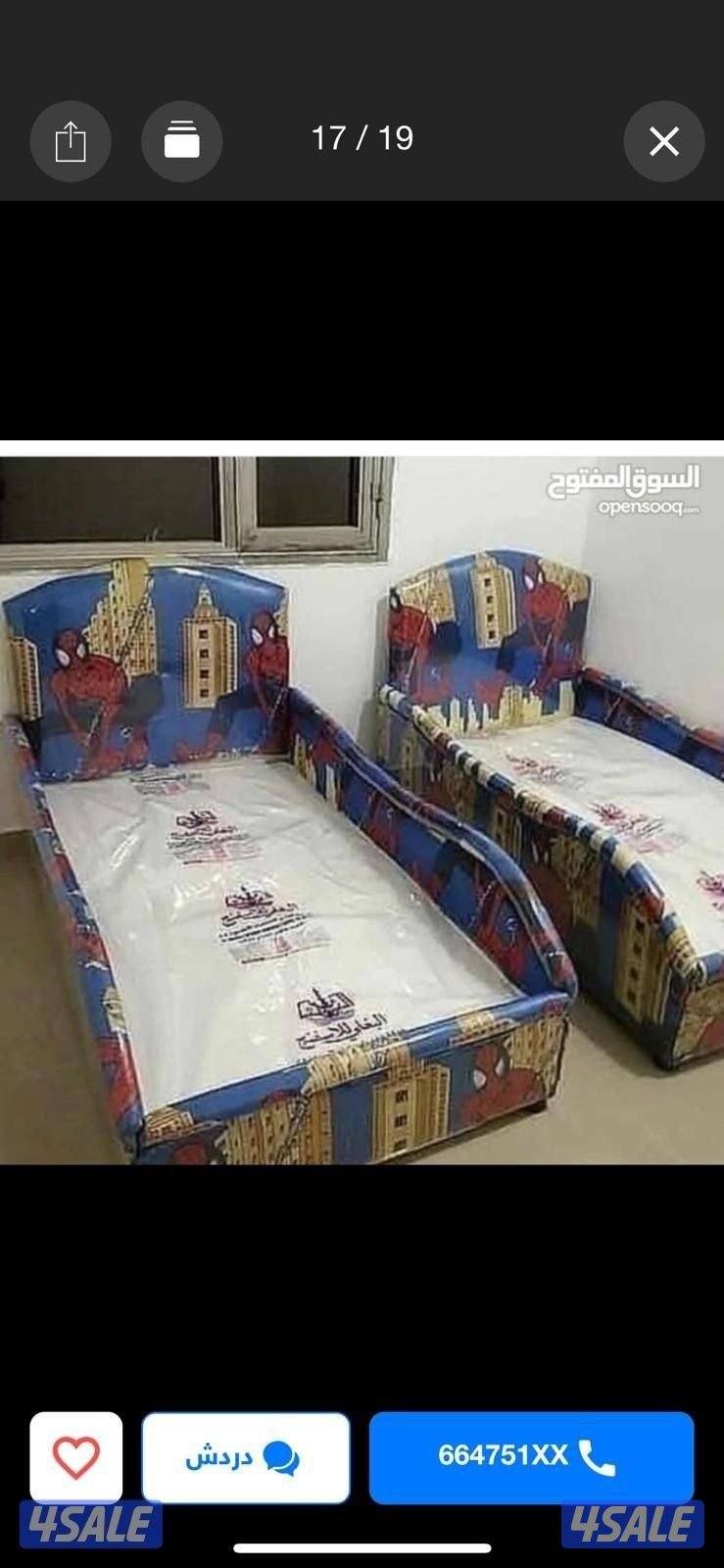 سراير الروضتين سراير وفرشات طبية جميع المقاسات متوفرة بأقل الأسعار4