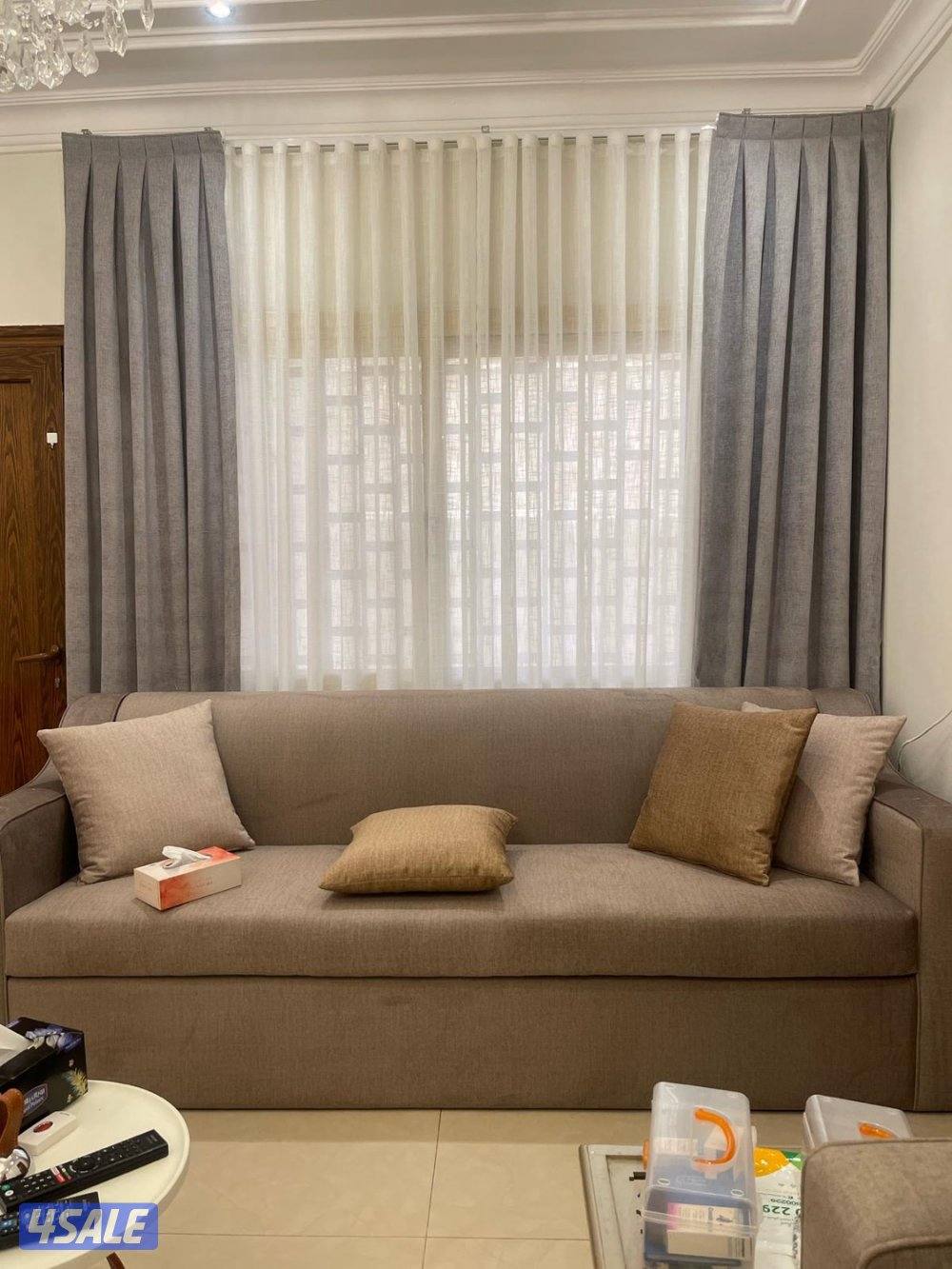 تفصال وتركيب جميع انواع الستائر ويفي لينن1