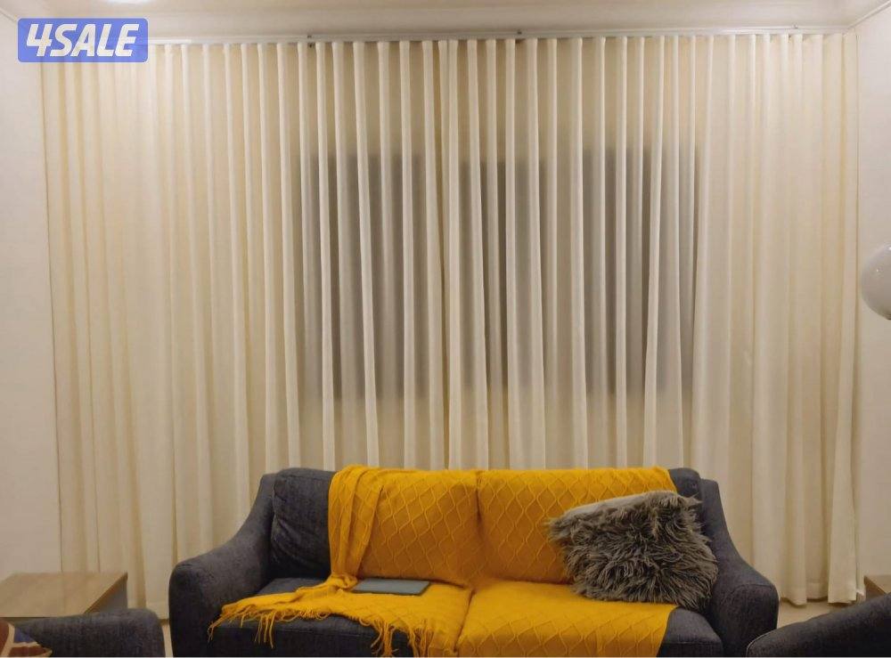 تفصال وتركيب جميع انواع الستائر ويفي لينن9