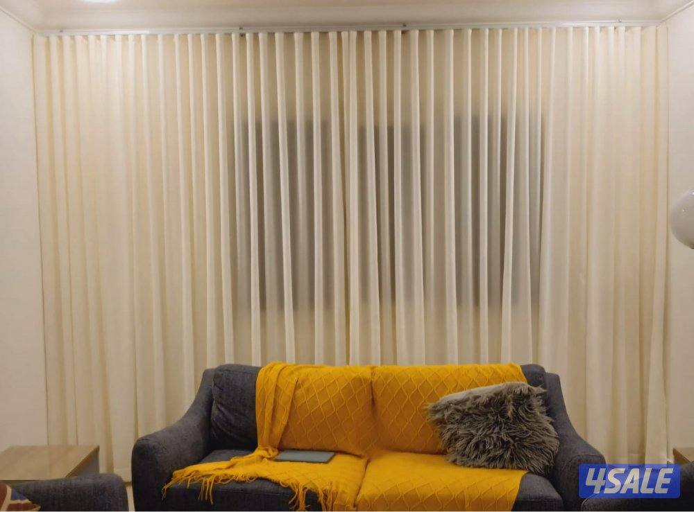 تفصال وتركيب جميع انواع الستائر ويفي لينن9