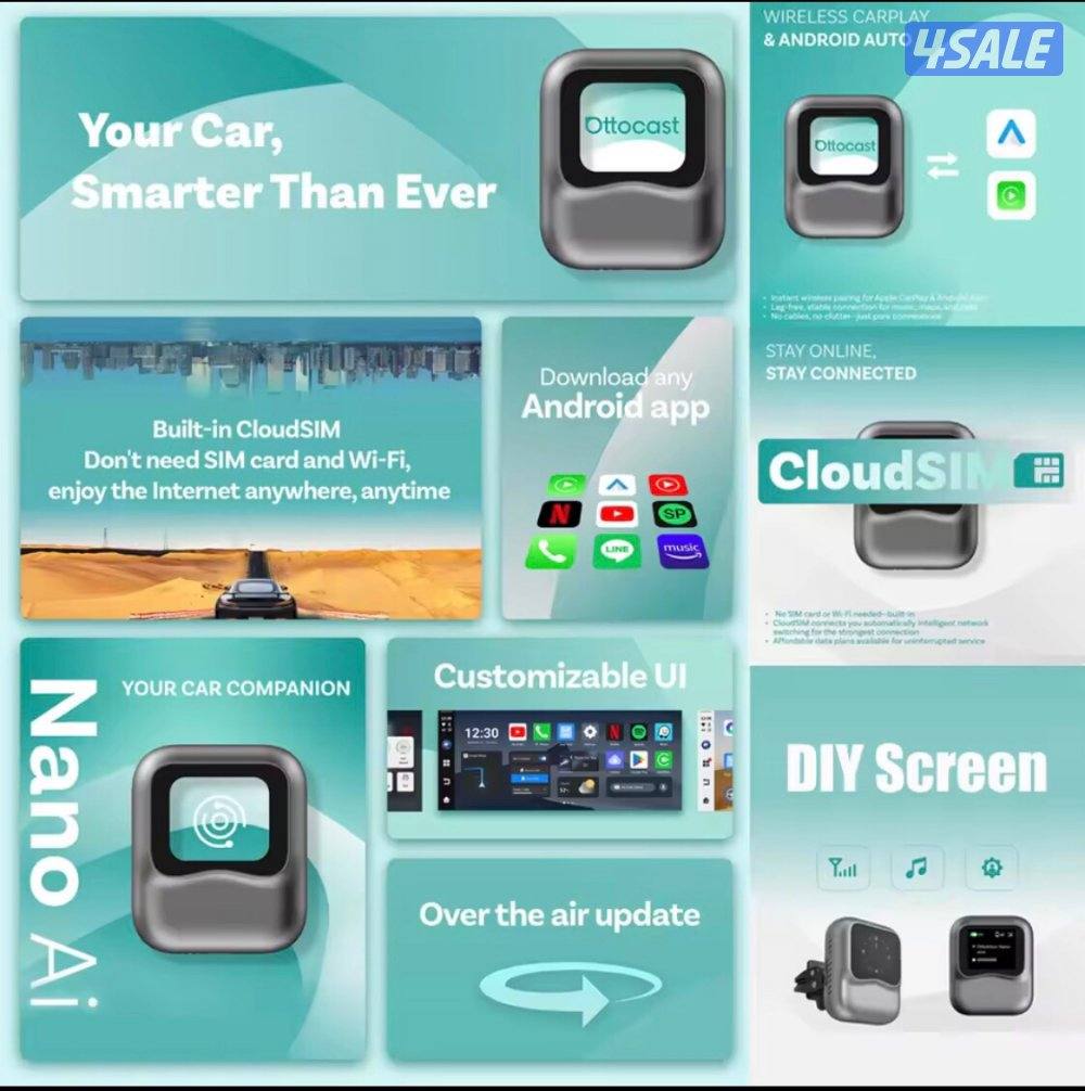 OTTOCAST Ottaibox Nano Android 13 Wireless1