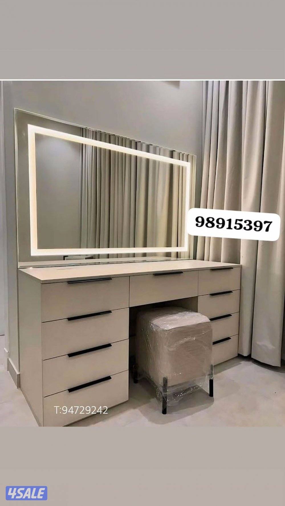 يوجد لدينا تفصال جميع موديلات غرف نوم والسراير الطبي والكبتات الزواي5