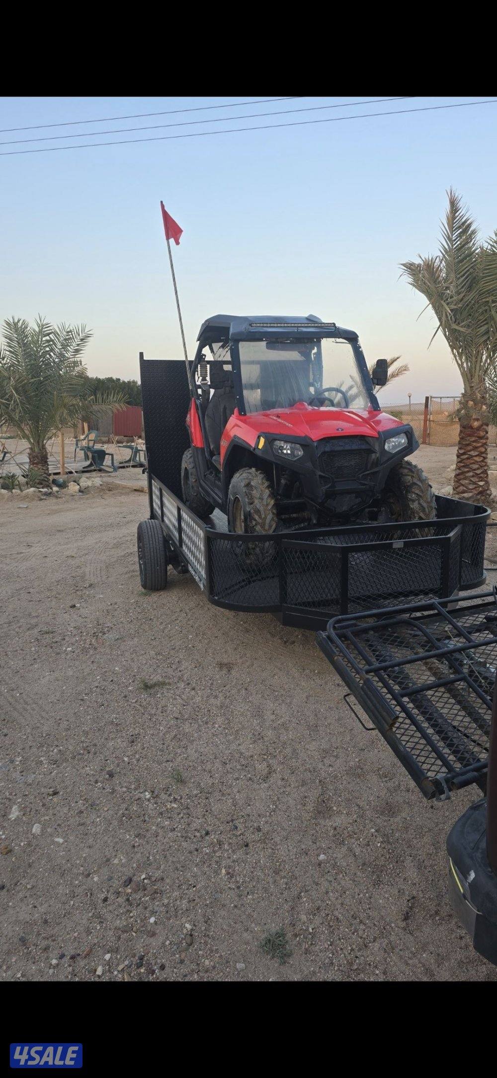 بولاريس ريزر 800 مع العربانه1