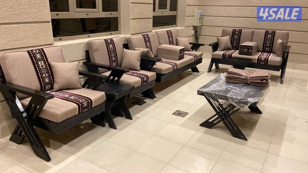 كراسي حديد ملكية + اطقم كراسي خشب سعودية 🇸🇦👑🇰🇼2