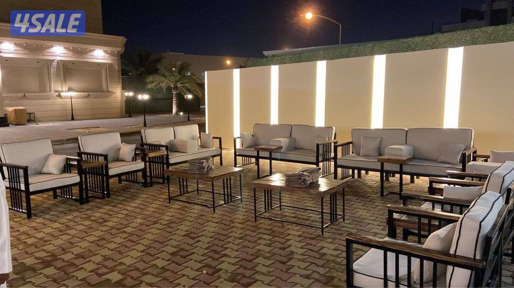 كراسي حديد ملكية + اطقم كراسي خشب سعودية 🇸🇦👑🇰🇼7