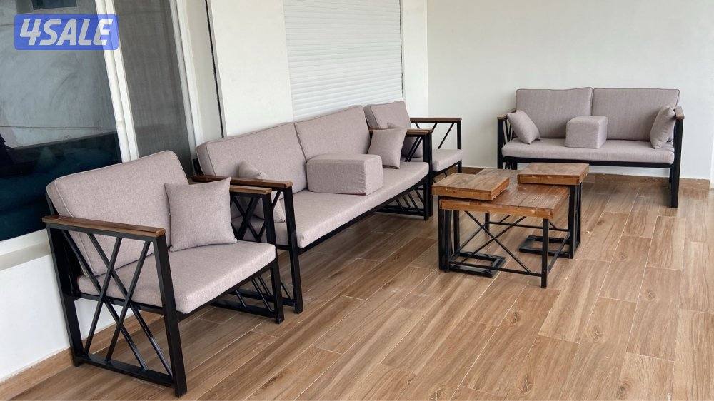 كراسي حديد ملكية + اطقم كراسي خشب سعودية 🇸🇦👑🇰🇼13