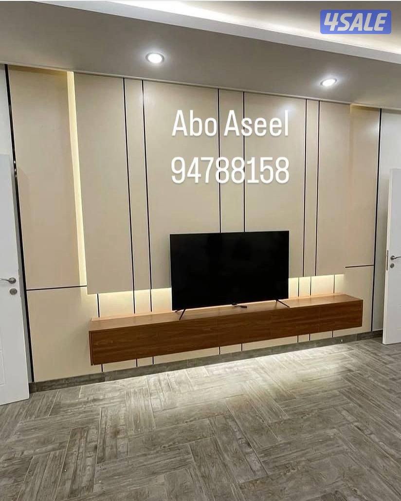 ديكورات وأصباغ وباركيه وصفائح حجريه وورق جدران13