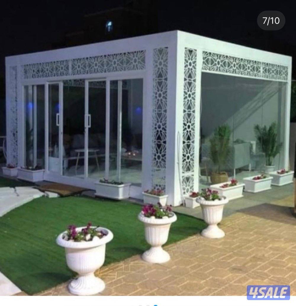 اعمال الديكورات وديوانيات خارجيه ومضلات2