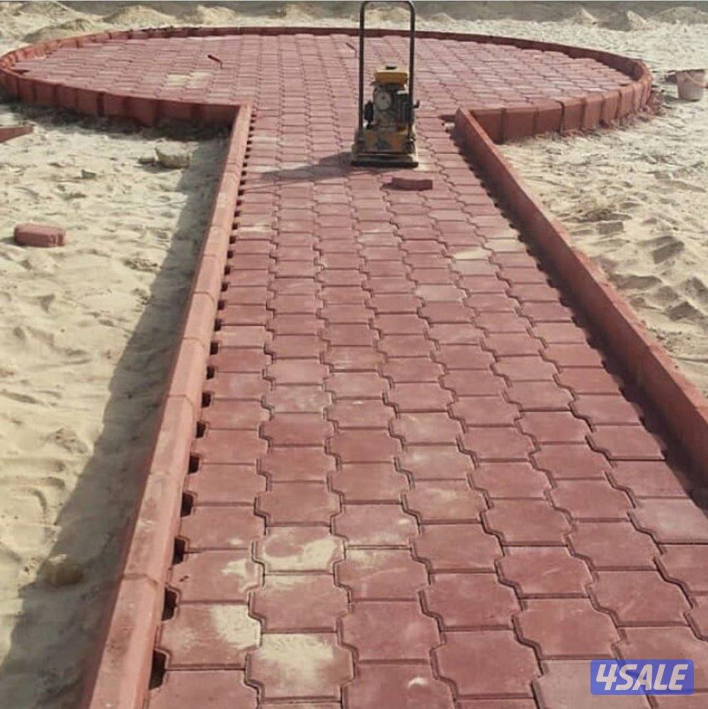 معلم بلاط..تركيب بلاط متداخل ..بلاط خارجي ..كاشي.. سيراميك11