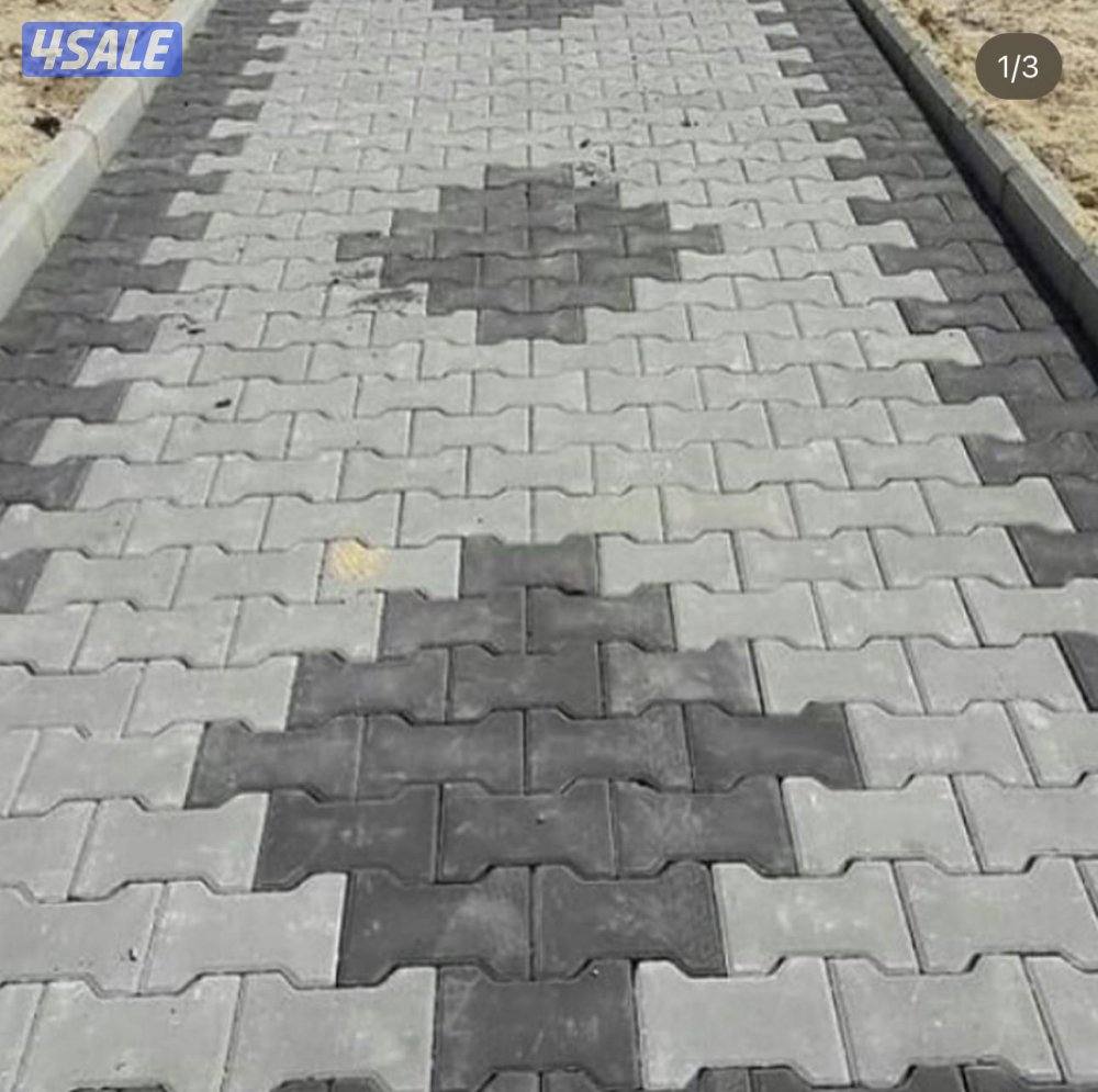 معلم بلاط..تركيب بلاط متداخل ..بلاط خارجي ..كاشي.. سيراميك12