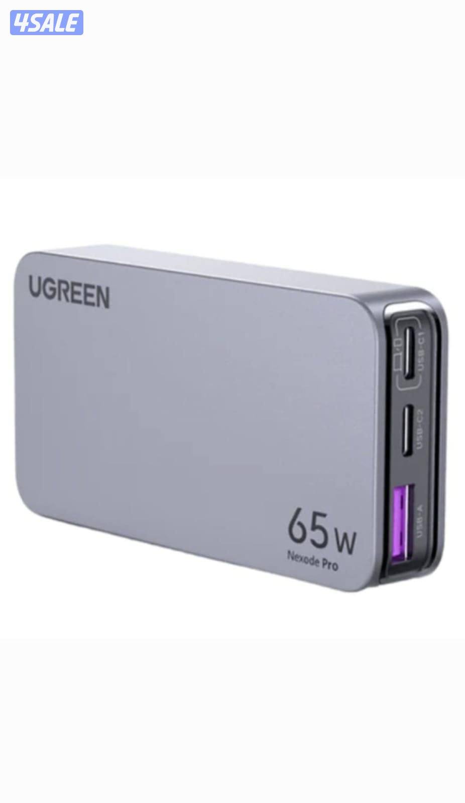 يوجرين - شاحن نيكسود برو سريع بثلاثة منافذ - 65 واط2