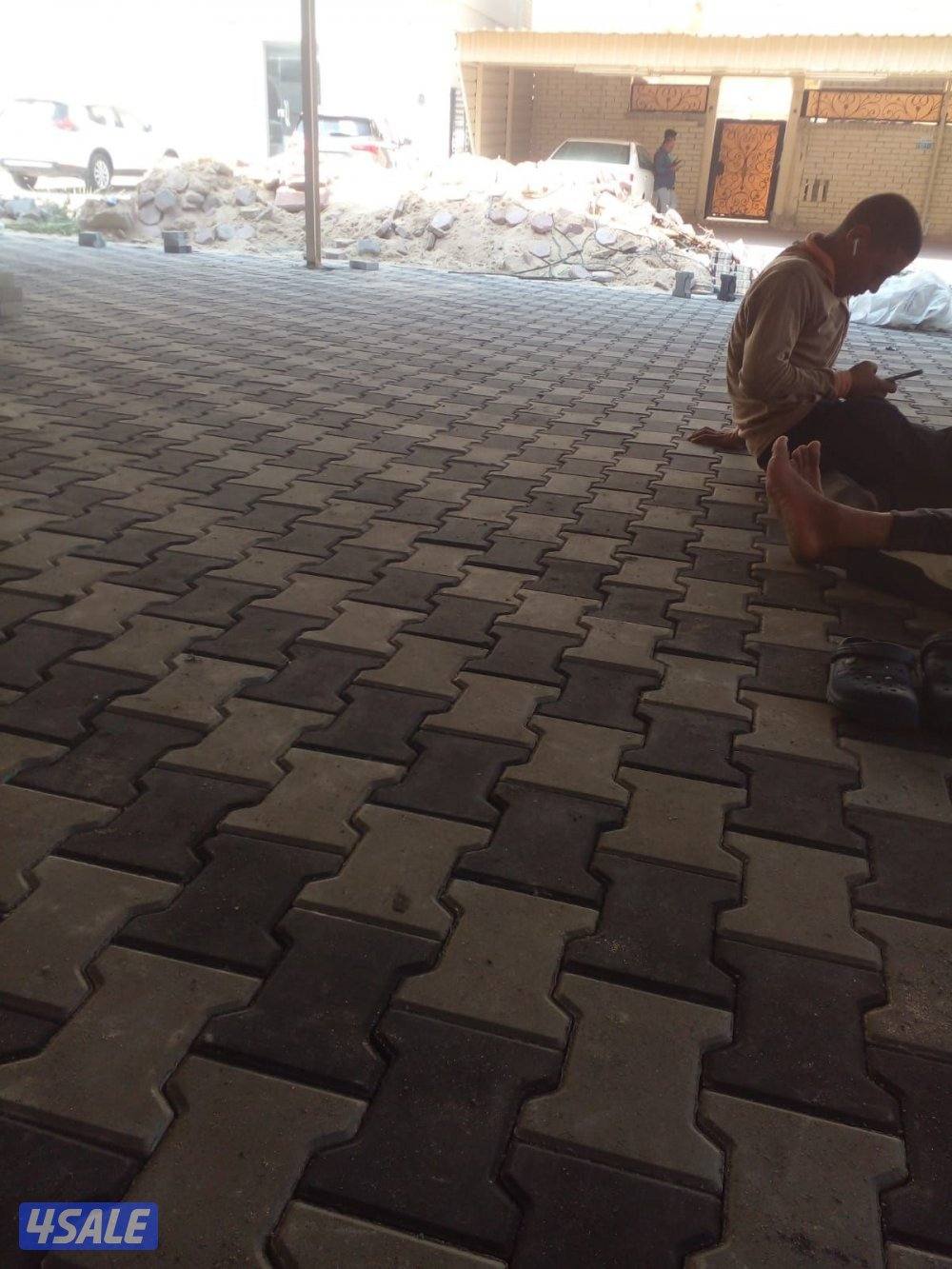 ابو وليد معلم بلاط متداخل وكربستون وجلي رخام2