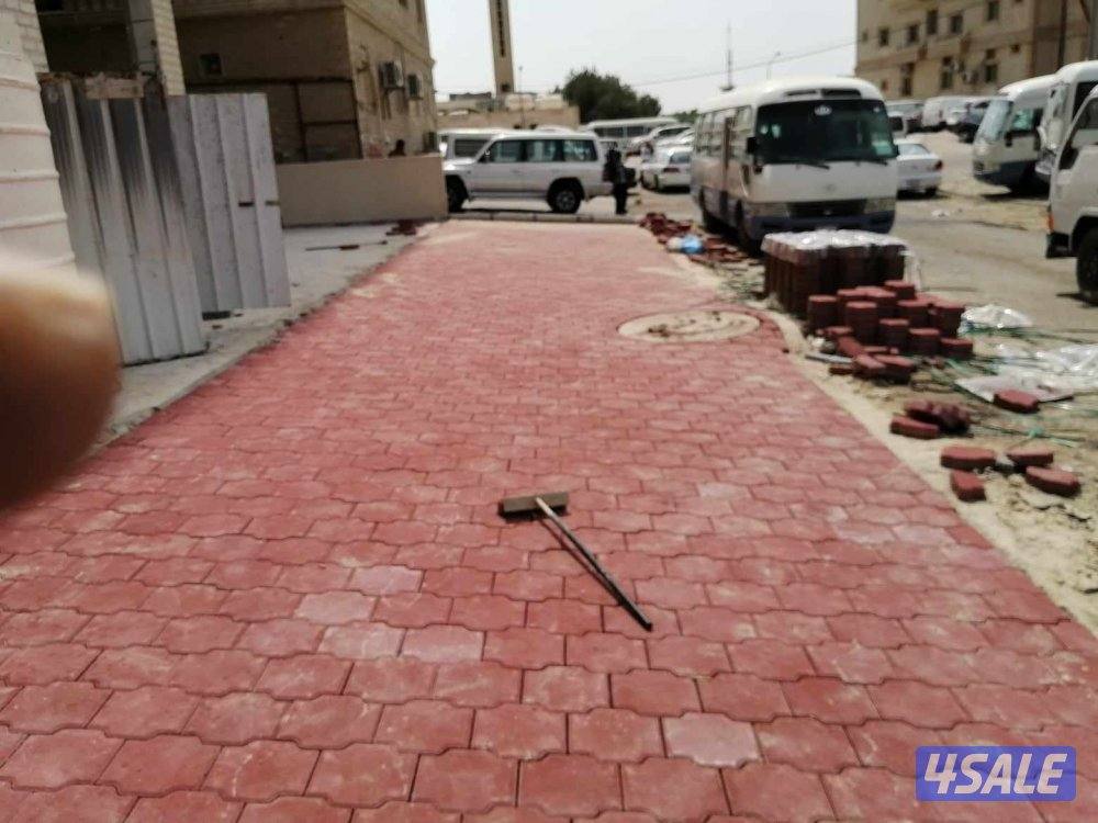 ابو وليد معلم بلاط متداخل وكربستون وجلي رخام10