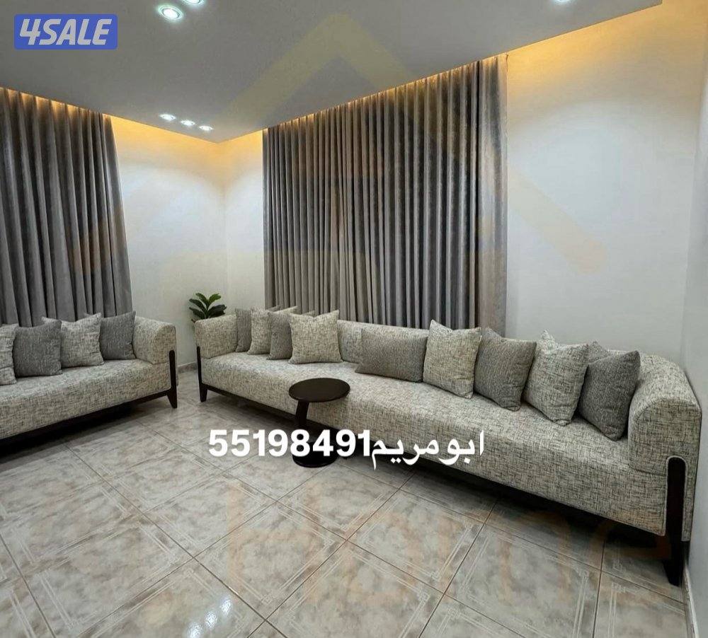 تنجيد وتلبيس جميع موديلات الأثاث وستائر جلسات وكنبه ومساندة2