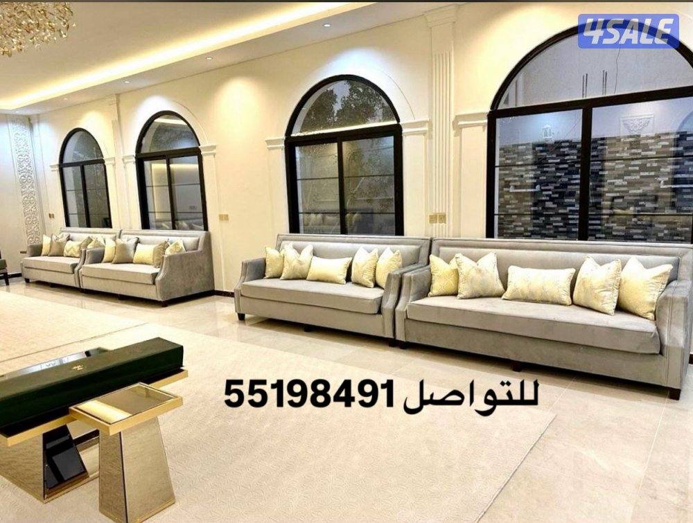 تنجيد وتلبيس جميع موديلات الأثاث وستائر جلسات وكنبه ومساندة5