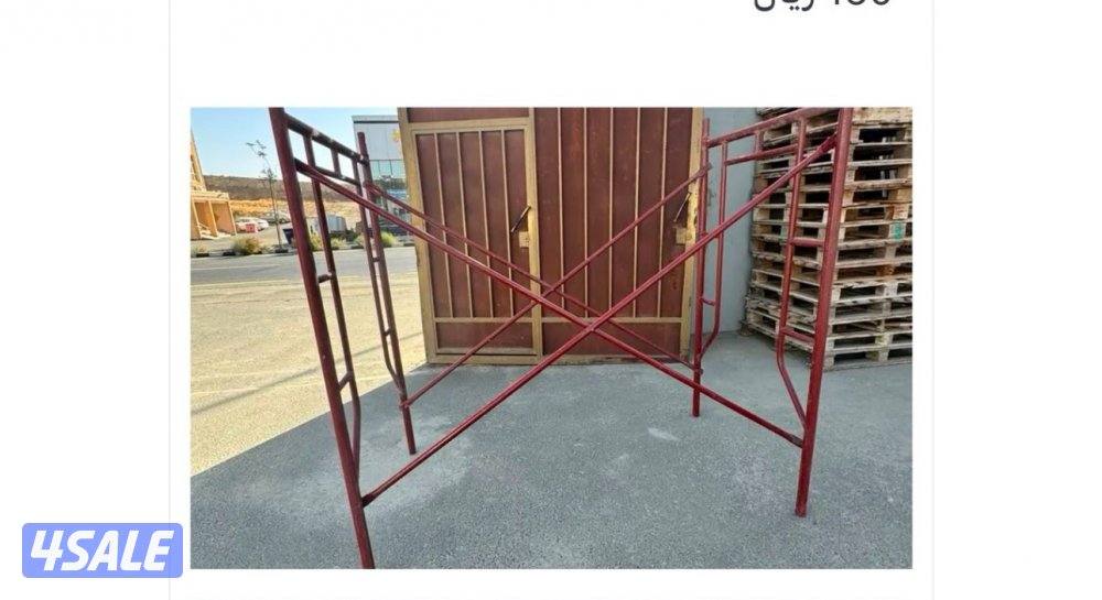 تاجير وبيع سقاله حديد والمونيوم خشب3