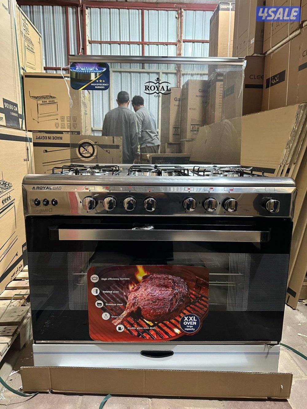 طباخات استيل تركي 60*60 و60*90جودة عالية كفالة سنة وتوصيل مجانًا فورًا0