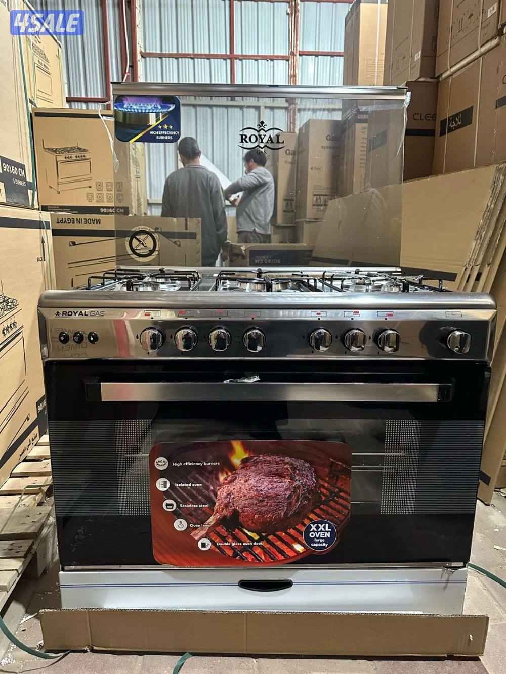 طباخات استيل تركي 60*60 و60*90جودة عالية كفالة سنة وتوصيل مجانًا فورًا10