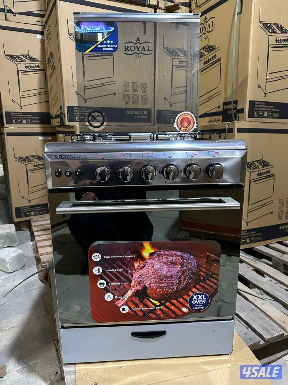 طباخات استيل تركي 60*60 و60*90جودة عالية كفالة سنة وتوصيل مجانًا فورًا12