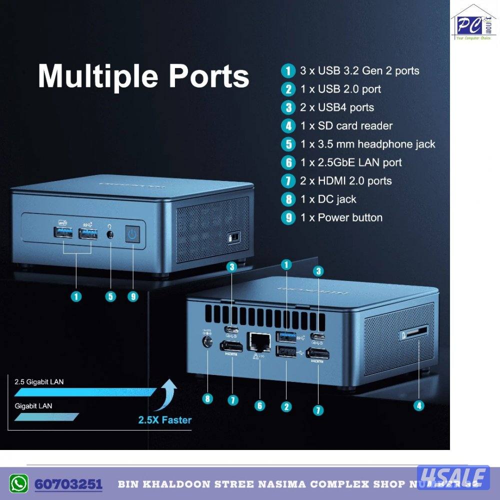 GEEKOM IT13 2025 Edition Mini PC 13th Gen Intel® Core™ i9 13900HK0